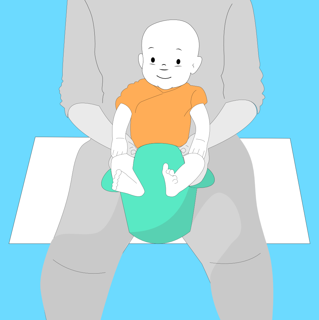 Die Pipi-Wand erleichtert das saubere Abhalten, (c) Bild: Easypisi